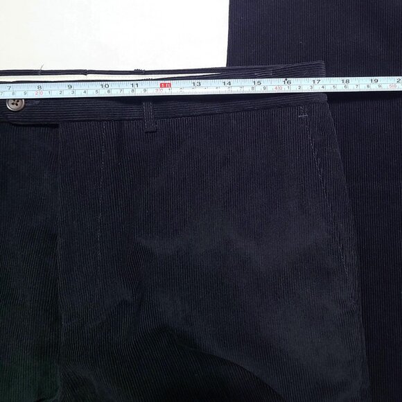 Lauren Ralph Lauren Mens 33W x 32L Navy Fine Wale Corduroy Pants - Picture 13 of 16
